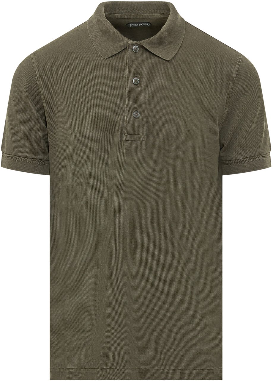 Tom Ford Classic Polo Shirt Donkergroen