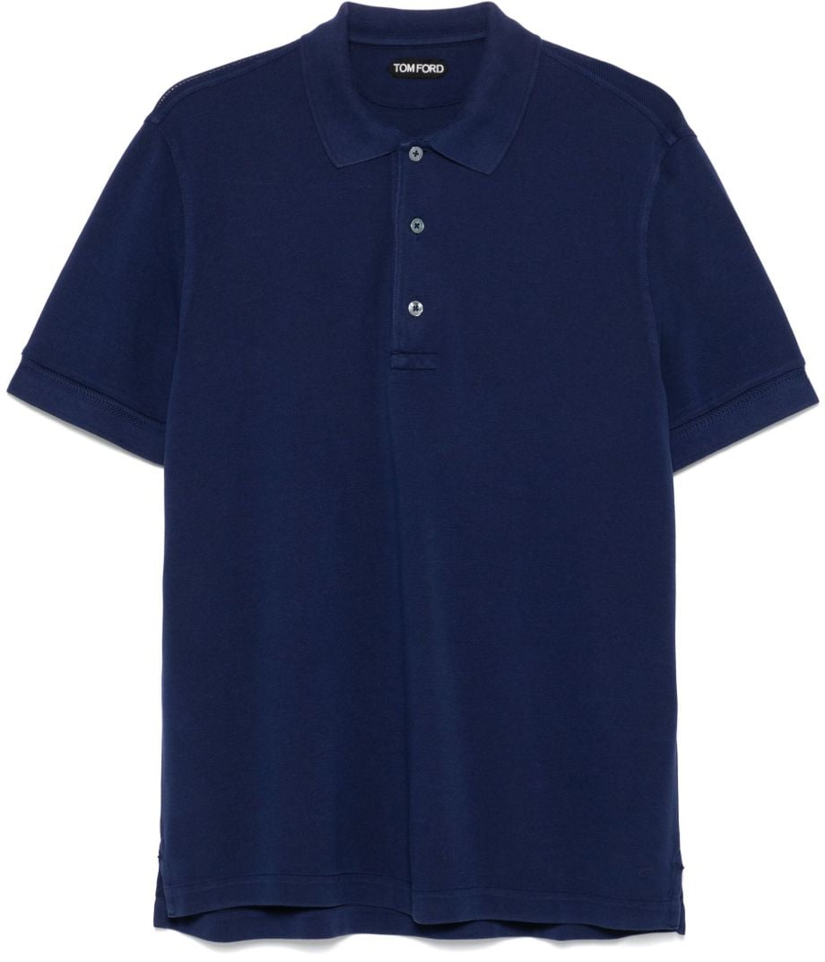 Tom Ford T-Shirts And Polos Blue Blauw