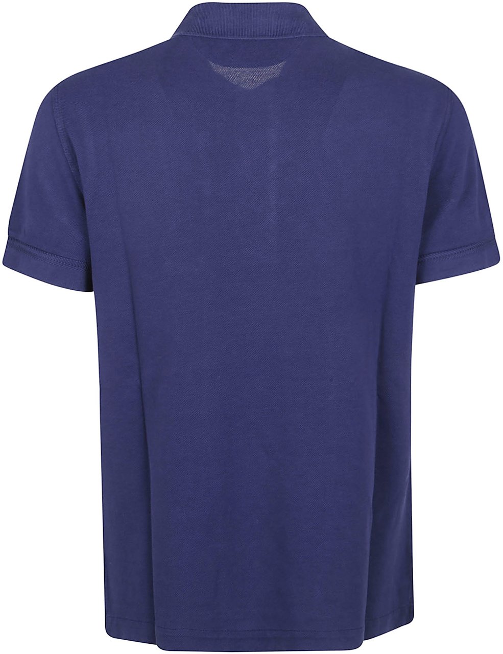Tom Ford Piquet Short Sleeve Polo Shirt Blue Blauw