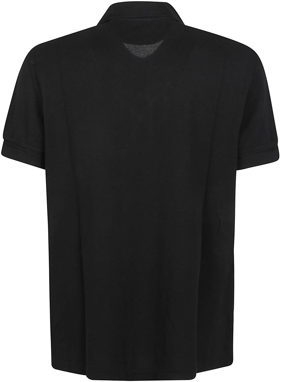 Tom Ford Short Sleeve Polo Shirt Black Zwart