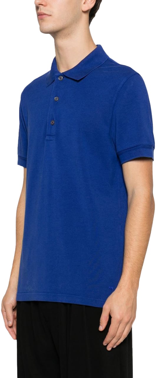 Tom Ford T-Shirts And Polos Blue Blauw