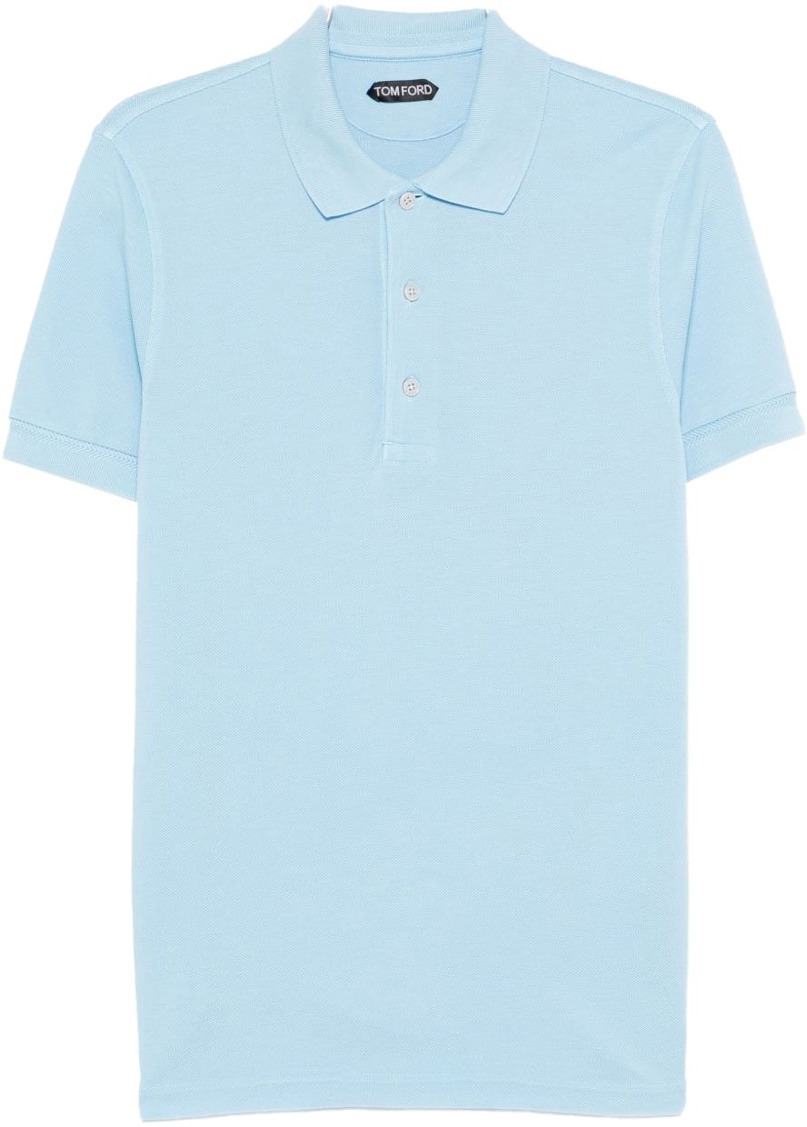 Tom Ford T-Shirts And Polos Clear Blue Blauw