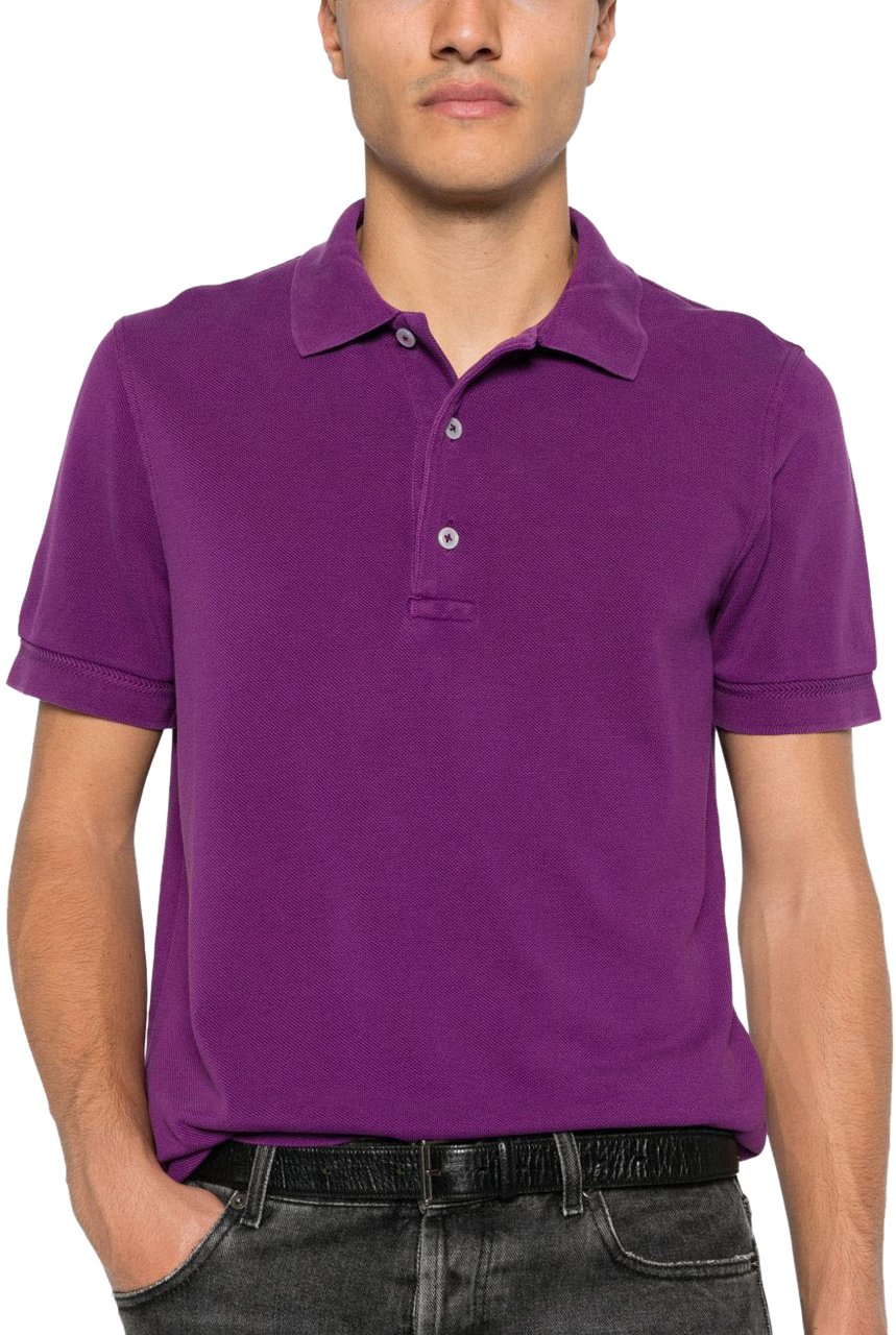 Tom Ford T-Shirts And Polos Purple Paars
