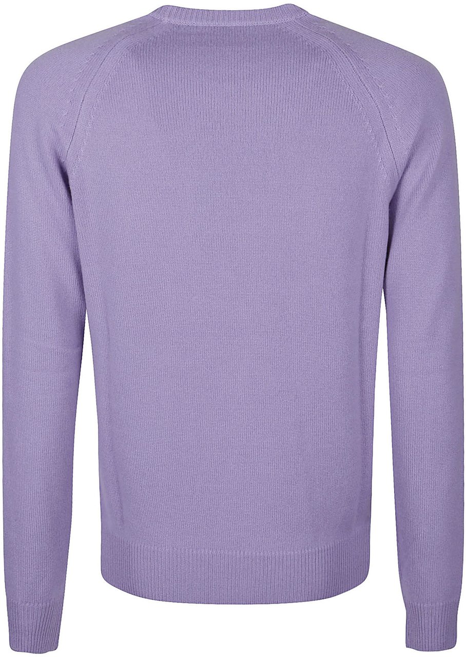 Tom Ford Cashmere Saddle Sweater Pink & Purple Roze