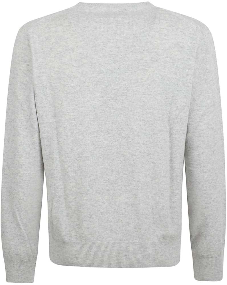 Tom Ford Light Grey Cashmere Crew Neck Sweater Wit