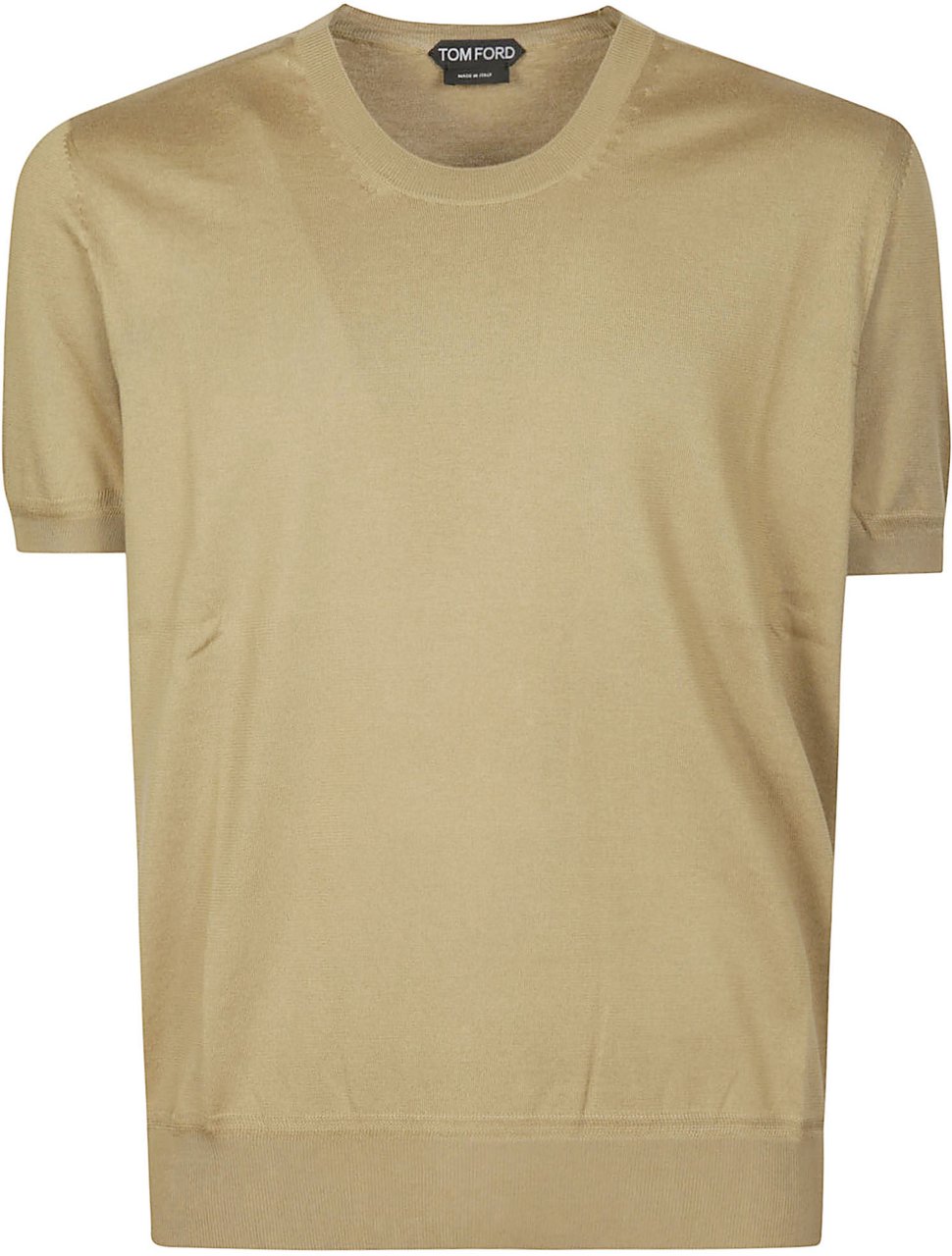 Tom Ford Short Sleeve Sweater Green Groen