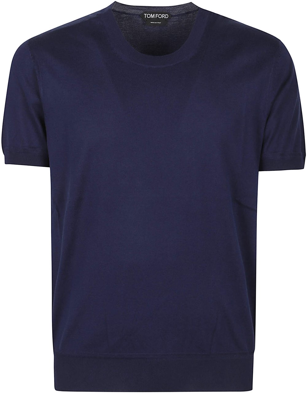 Tom Ford Short Sleeve Sweater Blue Blauw