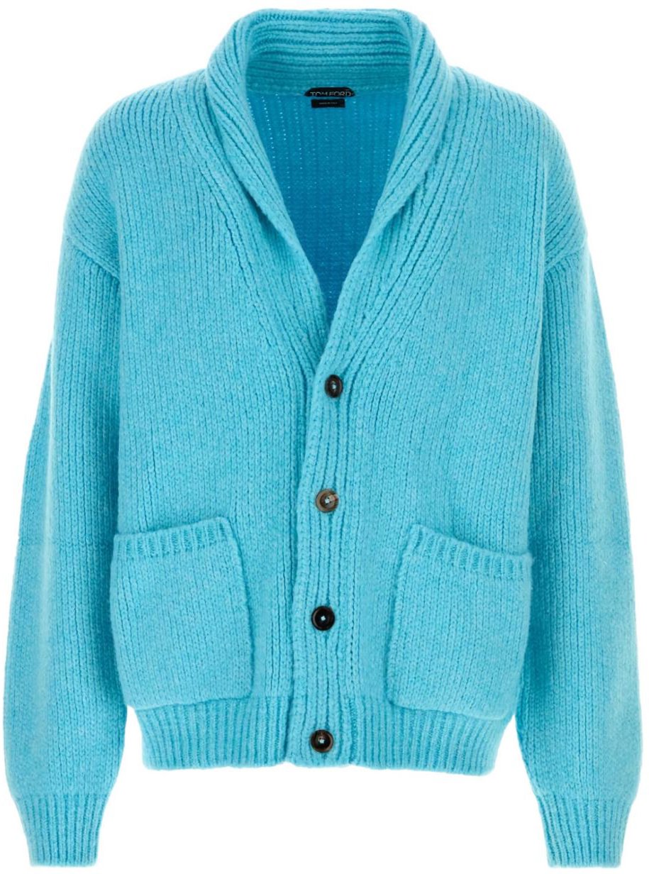 Tom Ford Tom Ford Sweaters Clear Blue Blauw