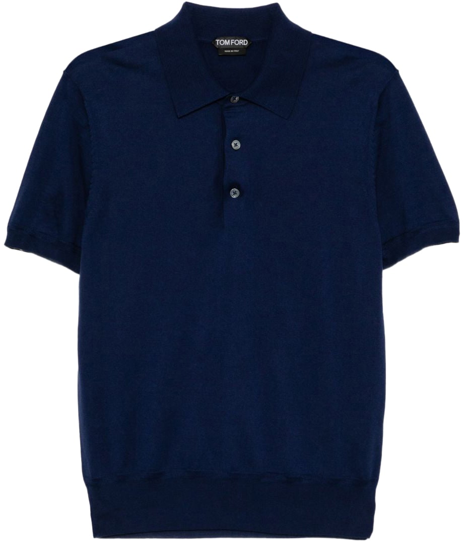 Tom Ford T-Shirts And Polos Blue Navy