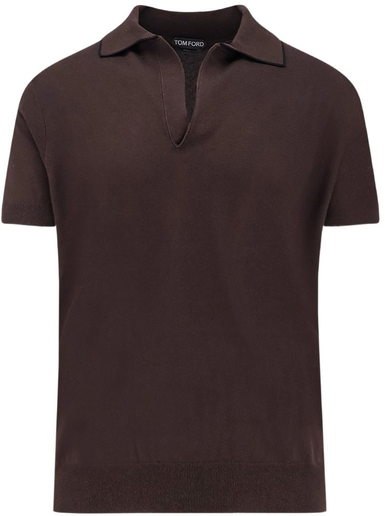 Tom Ford T-Shirts And Polos Chocolate Bruin