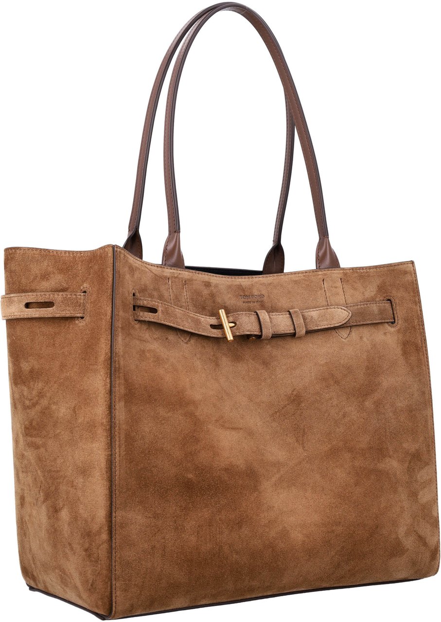 Tom Ford Audrey Medium Tote Whisky Bruin