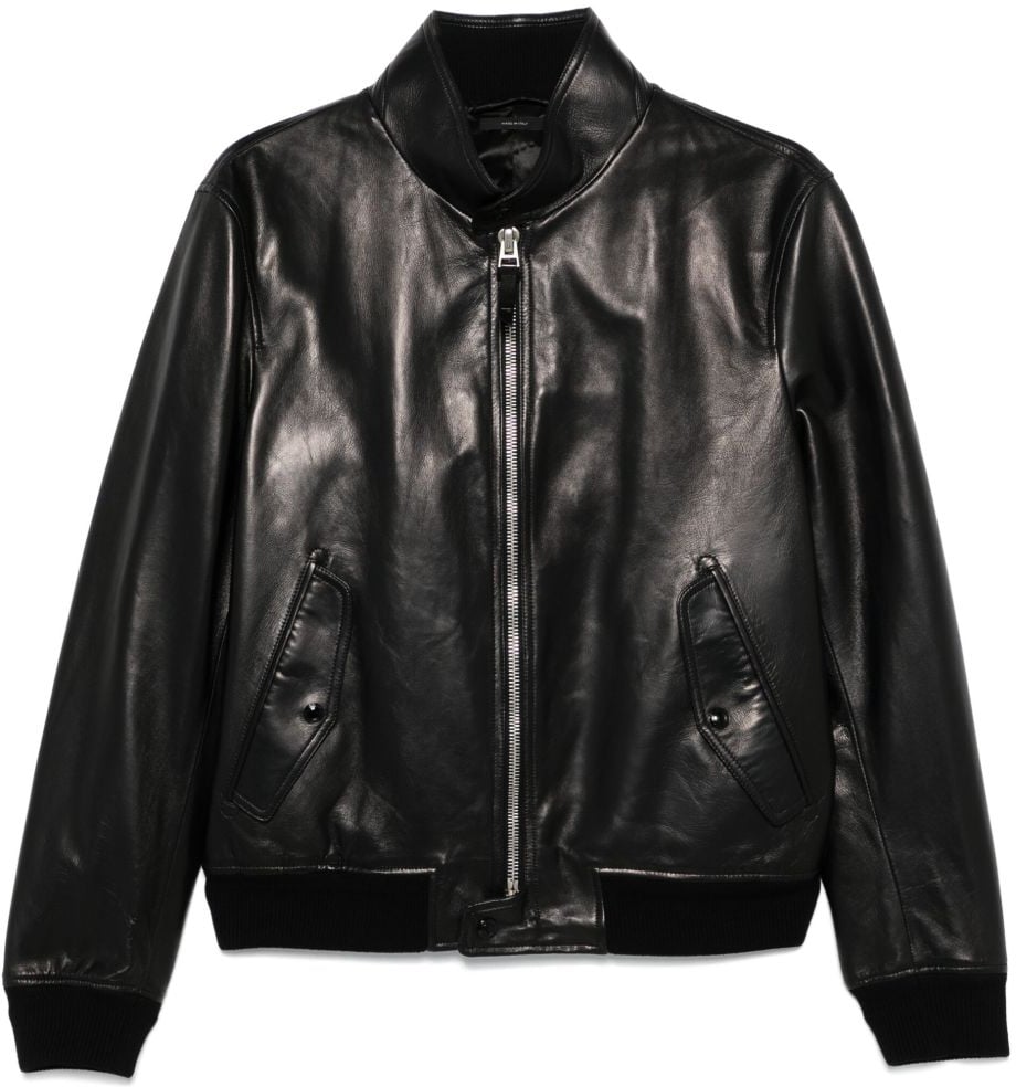 Tom Ford Tom Ford Coats Black Zwart