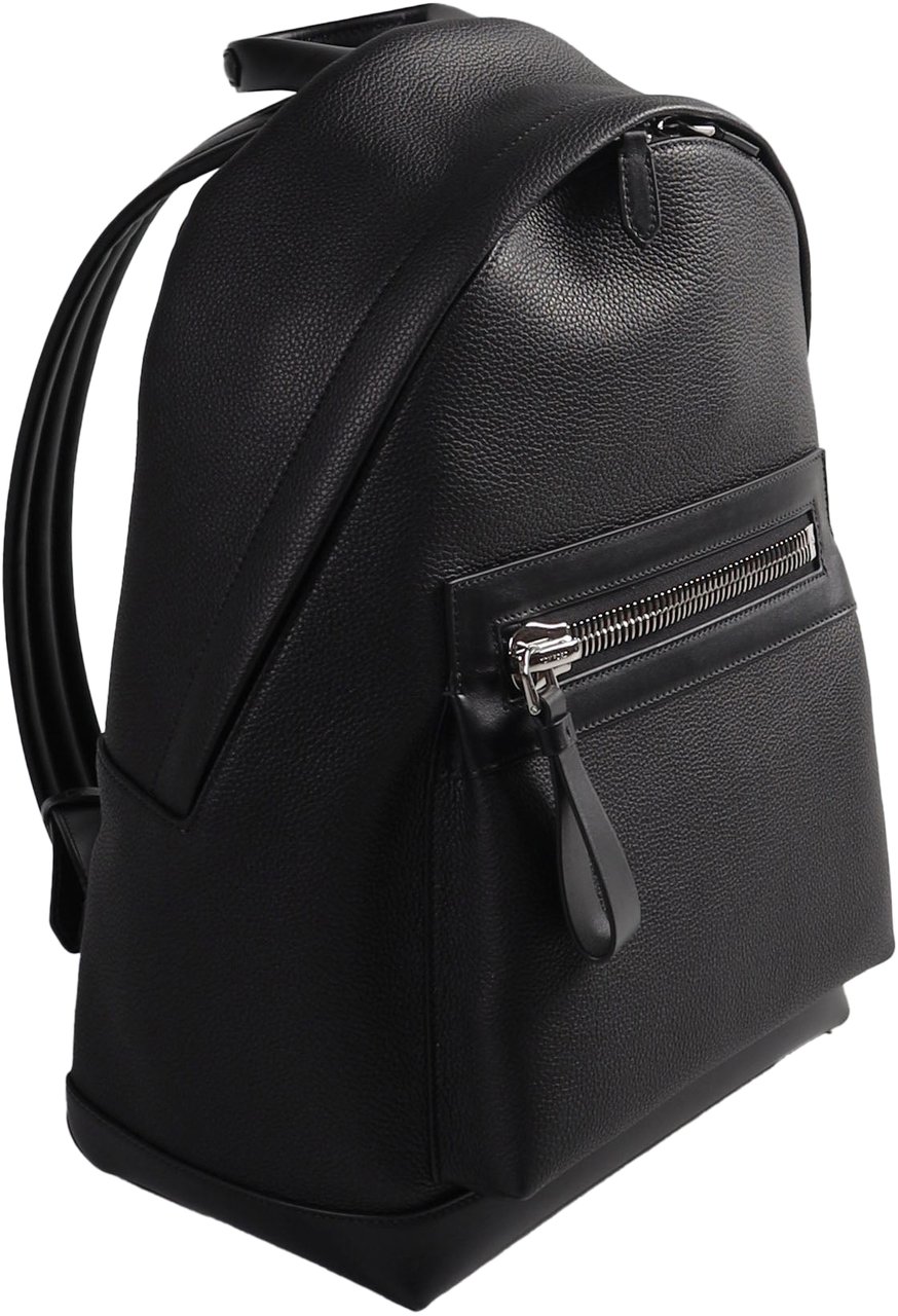 Tom Ford Zachte leren Buckley-rugzak Zwart