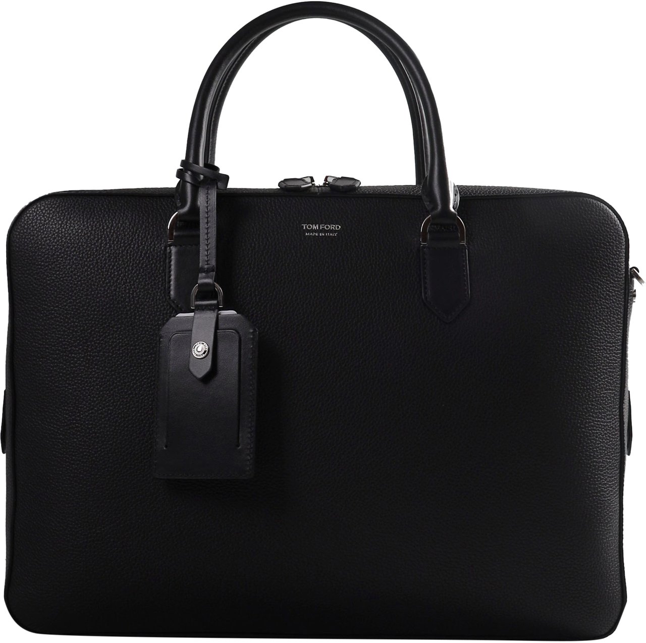 Tom Ford Elliot Soft Grain Leather Briefcase Zwart