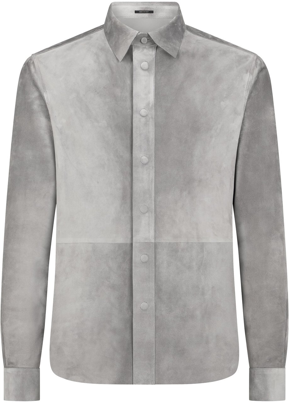 Tom Ford Shirts Grey Lichtgrijs
