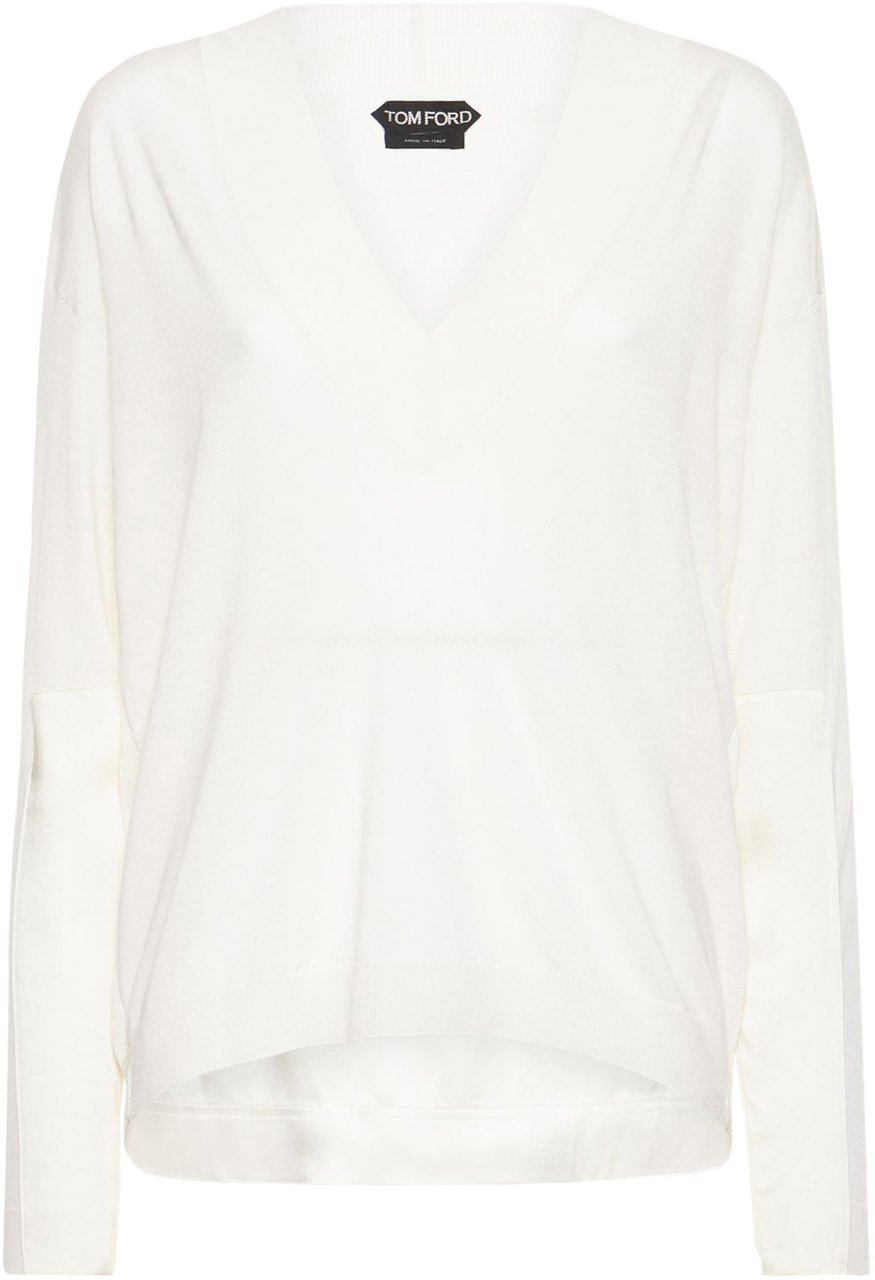 Tom Ford White long-sleeve shirt elegant versatile Wit