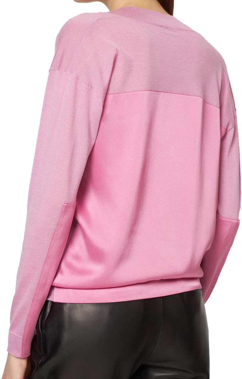 Tom Ford Elegant pink sweater with V-neck Roze