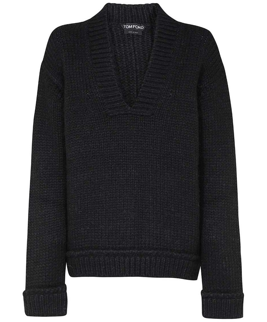 Tom Ford V neck pullover Zwart