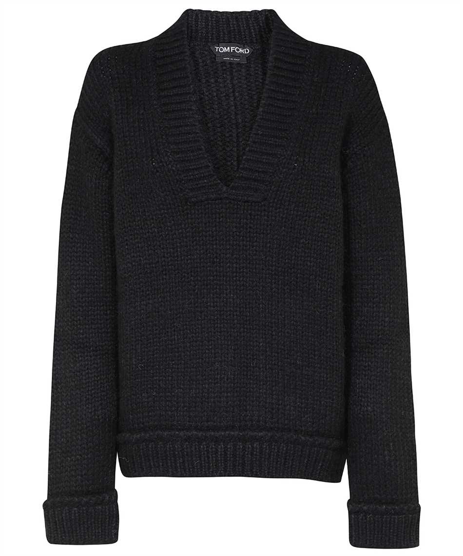 Tom Ford V neck pullover Zwart