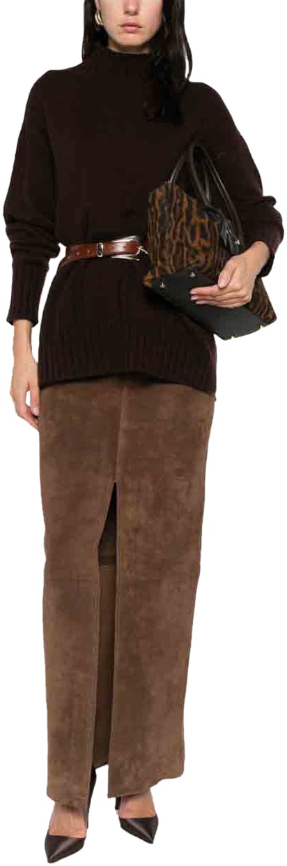 Tom Ford Sweaters Marrone Scuro Bruin