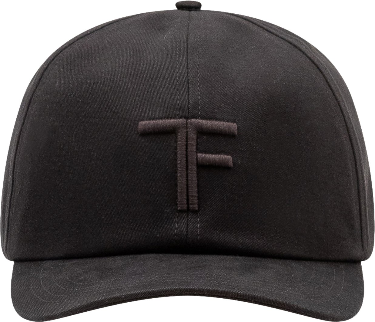 Tom Ford Cappellino con Ricamo Logo Tono su Tono Zwart