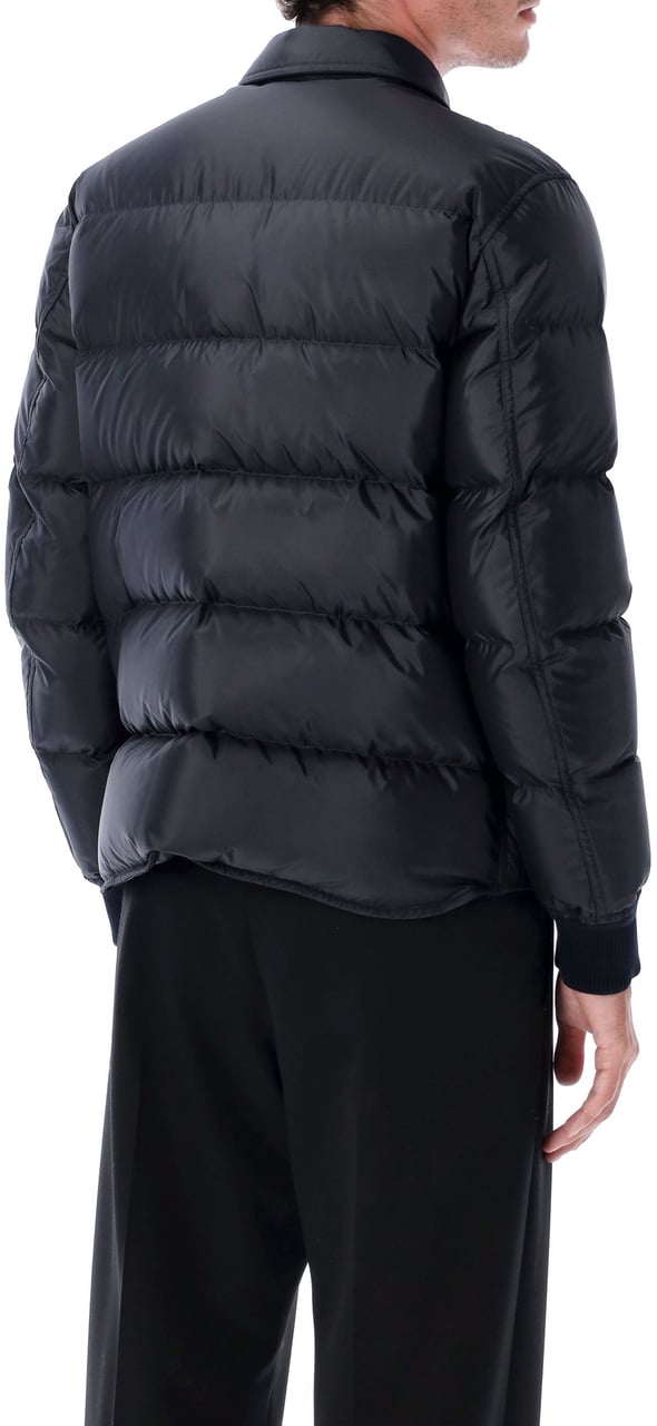 Tom Ford Satin Down Shirtjacket Night Indigo Blauw