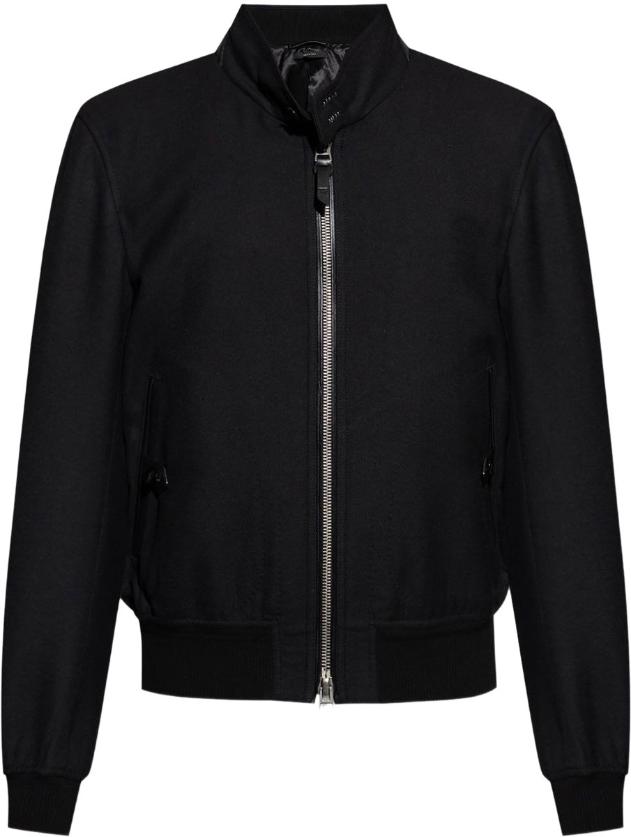 Tom Ford Tom Ford Coats Black Zwart