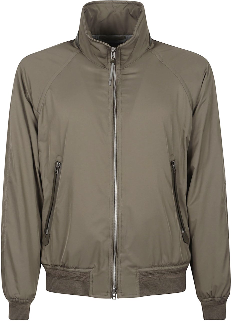 Tom Ford Bomber Jacket Green Groen