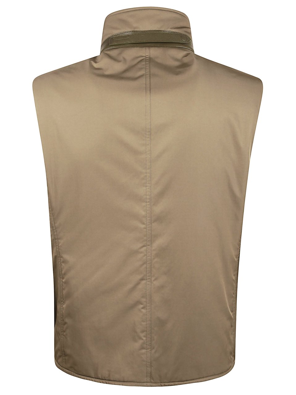 Tom Ford Sleeveless High Collar Jacket Neutraal
