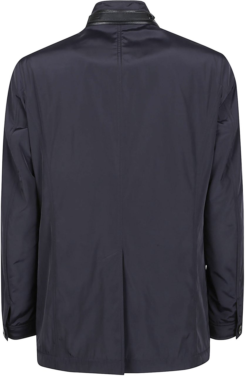Tom Ford Micro Ottoman Military Jacket Blue Blauw