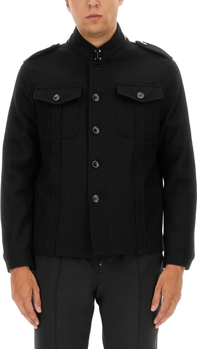 Tom Ford Shirt Jacket Zwart