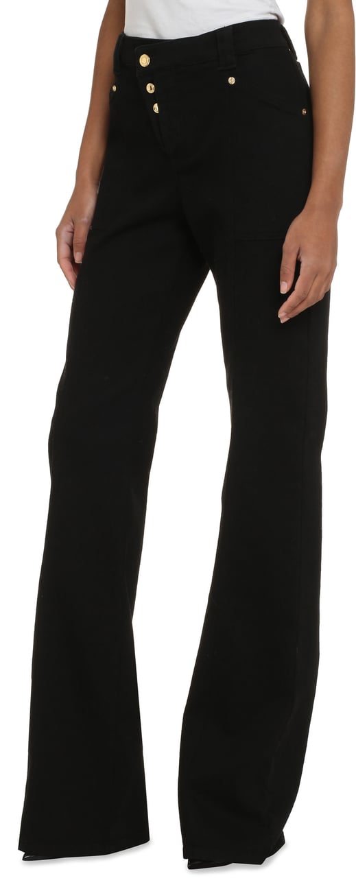 Tom Ford High-rise straight leg jeans Zwart