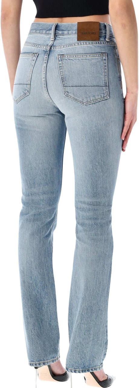 Tom Ford Straight Denim Pale Blue Denim Lichtblauw