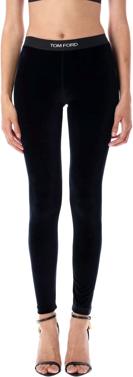Tom Ford Branded leggings Blauw