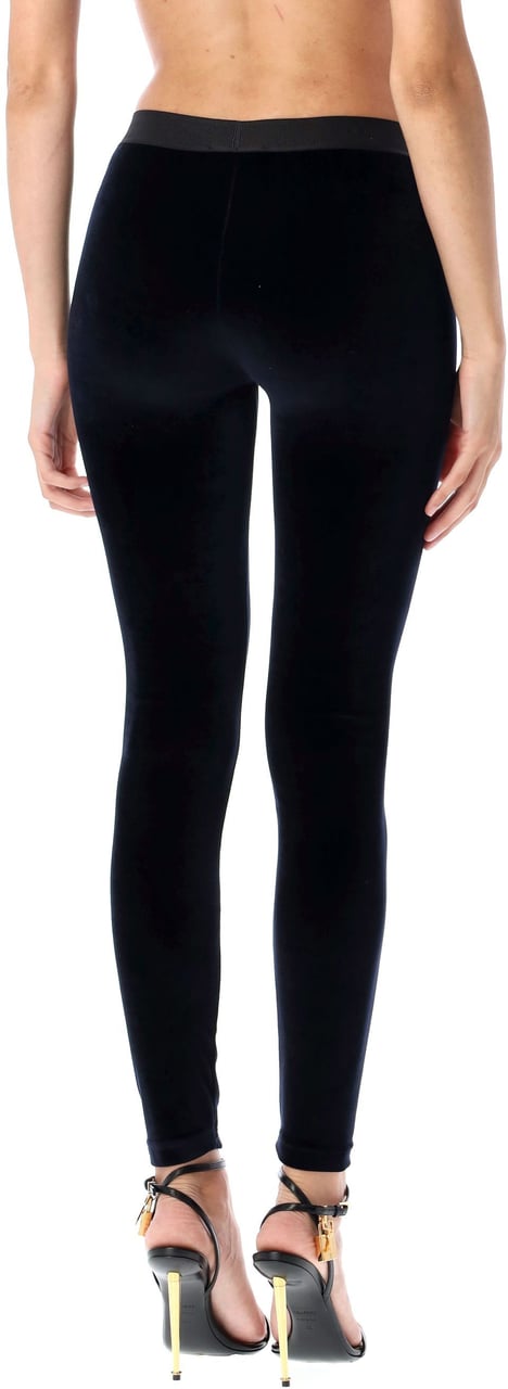 Tom Ford Branded leggings Blauw