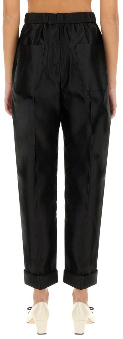 Tom Ford Silk Pants Zwart