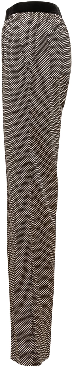 Tom Ford Pantaloni con Stampa Pois Zwart