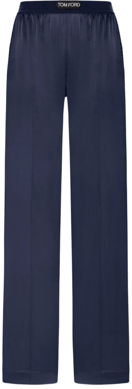 Tom Ford Trousers Blue Blauw