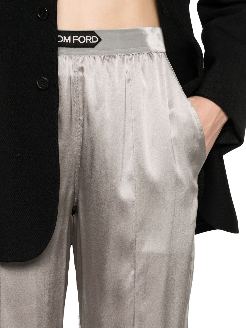 Tom Ford Trousers Grey Grijs