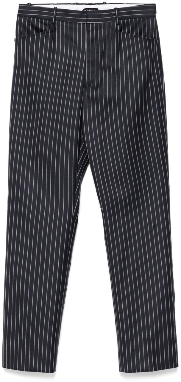 Tom Ford Trousers Blue Blauw