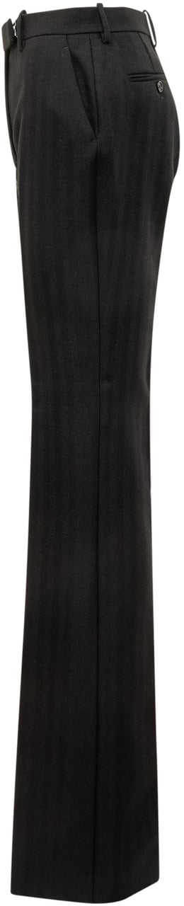 Tom Ford Pantaloni Neri a Gamba Dritta Zwart
