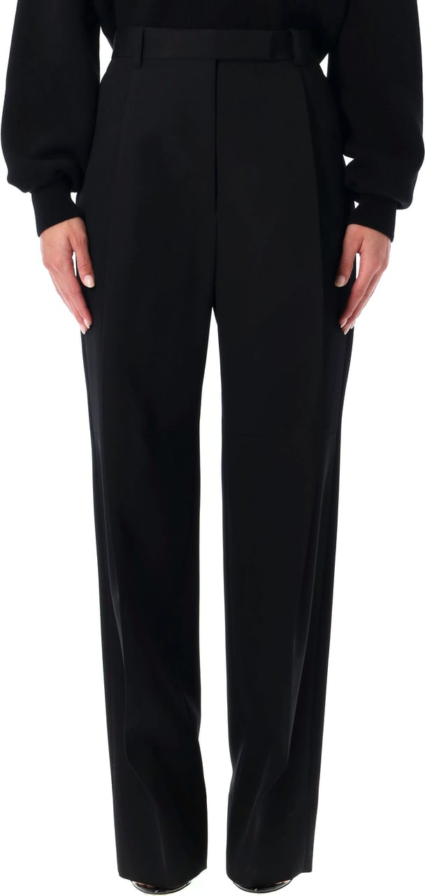 Tom Ford Sharp Wool Pant Nero Zwart