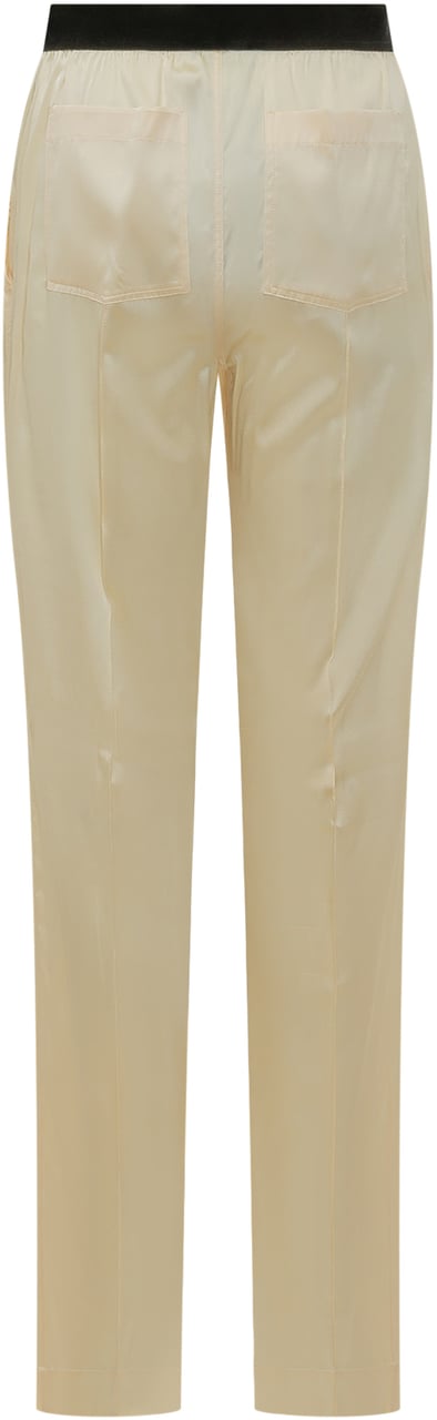 Tom Ford Pantaloni Silk Satin Wit