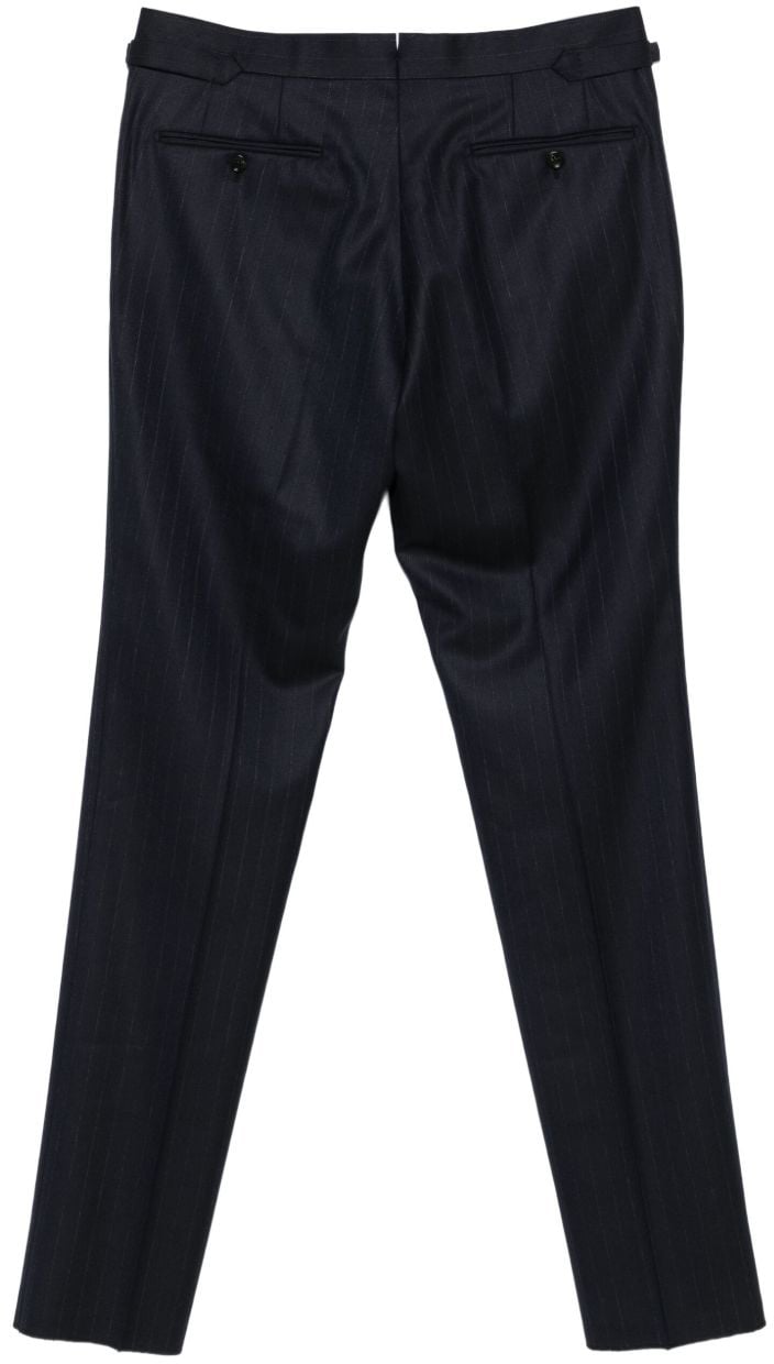 Tom Ford Trousers Blue Blauw