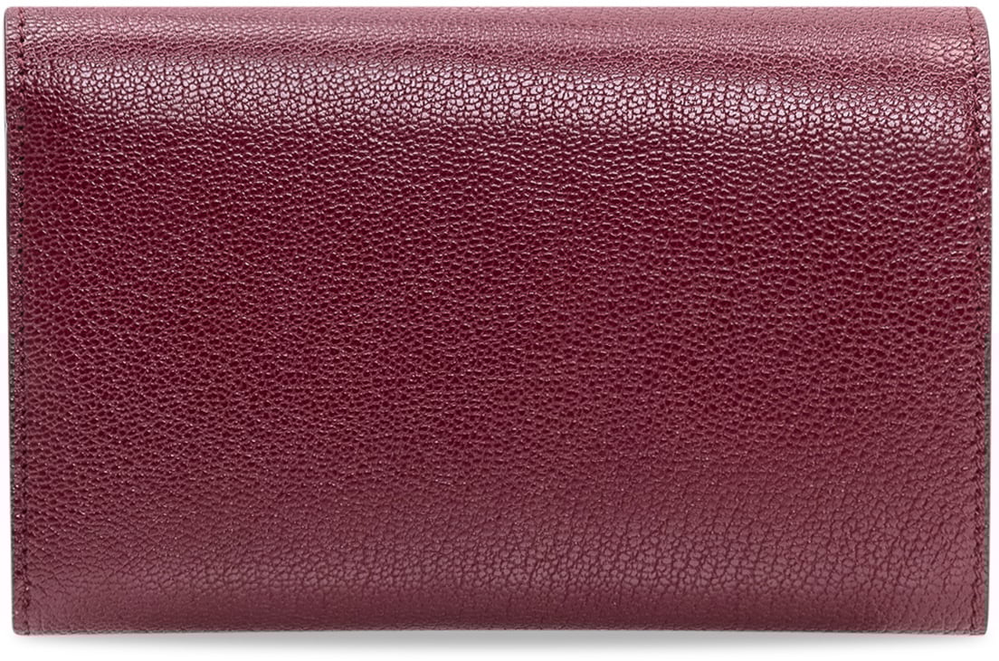Tom Ford Portafoglio Compatto Grain Maroon