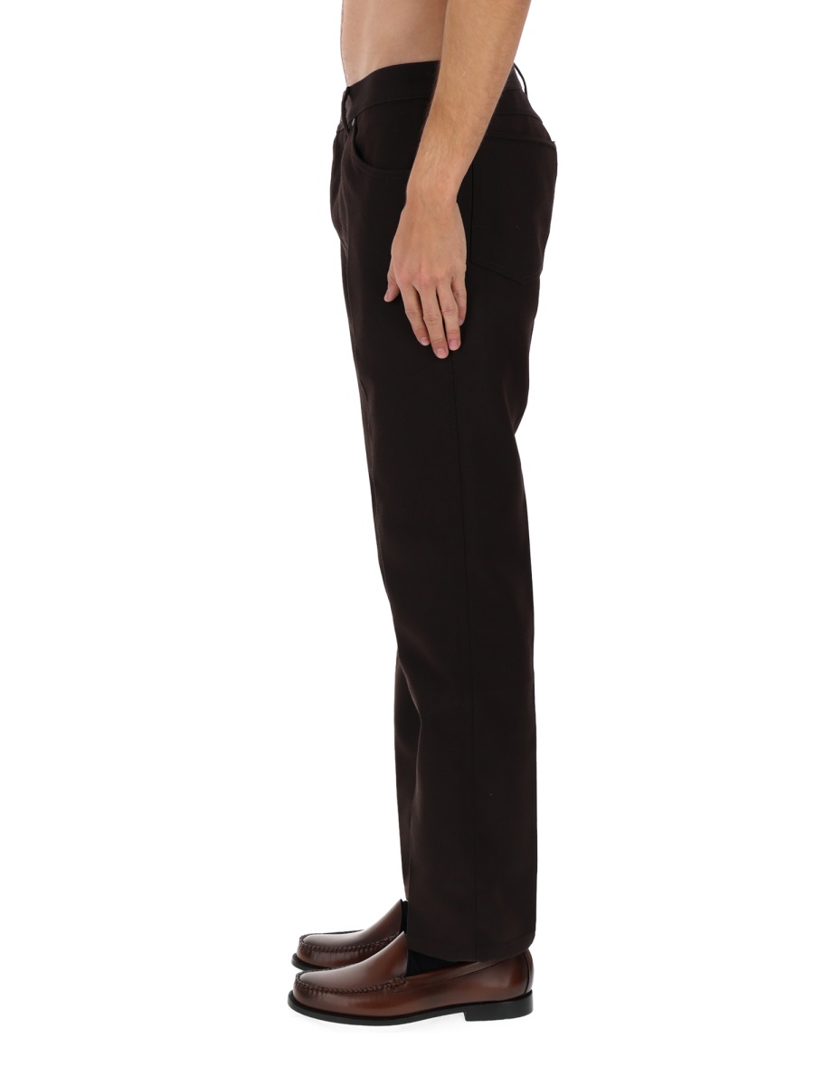 Tom Ford Straight-Leg Casual Pants With Five-Pocket Styling Zwart