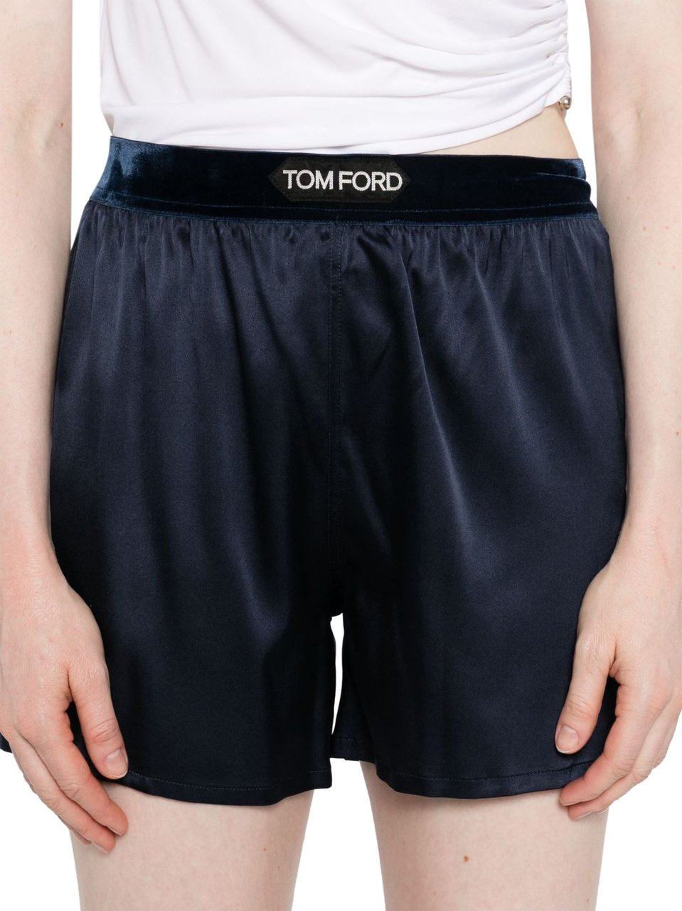 Tom Ford Shorts Blue Blauw