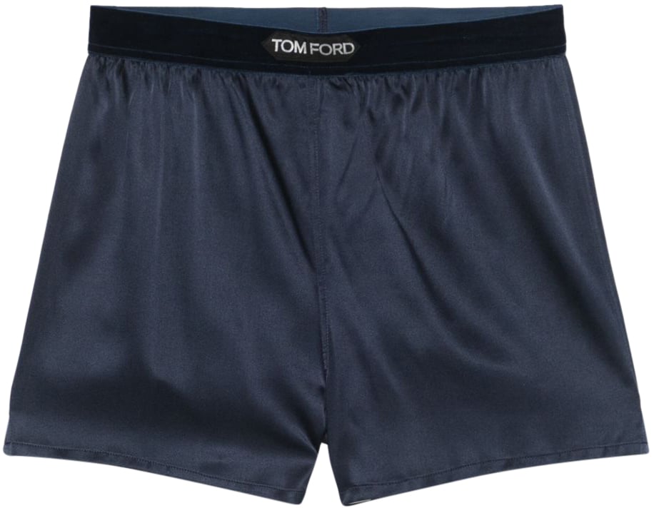 Tom Ford Shorts Blue Blauw