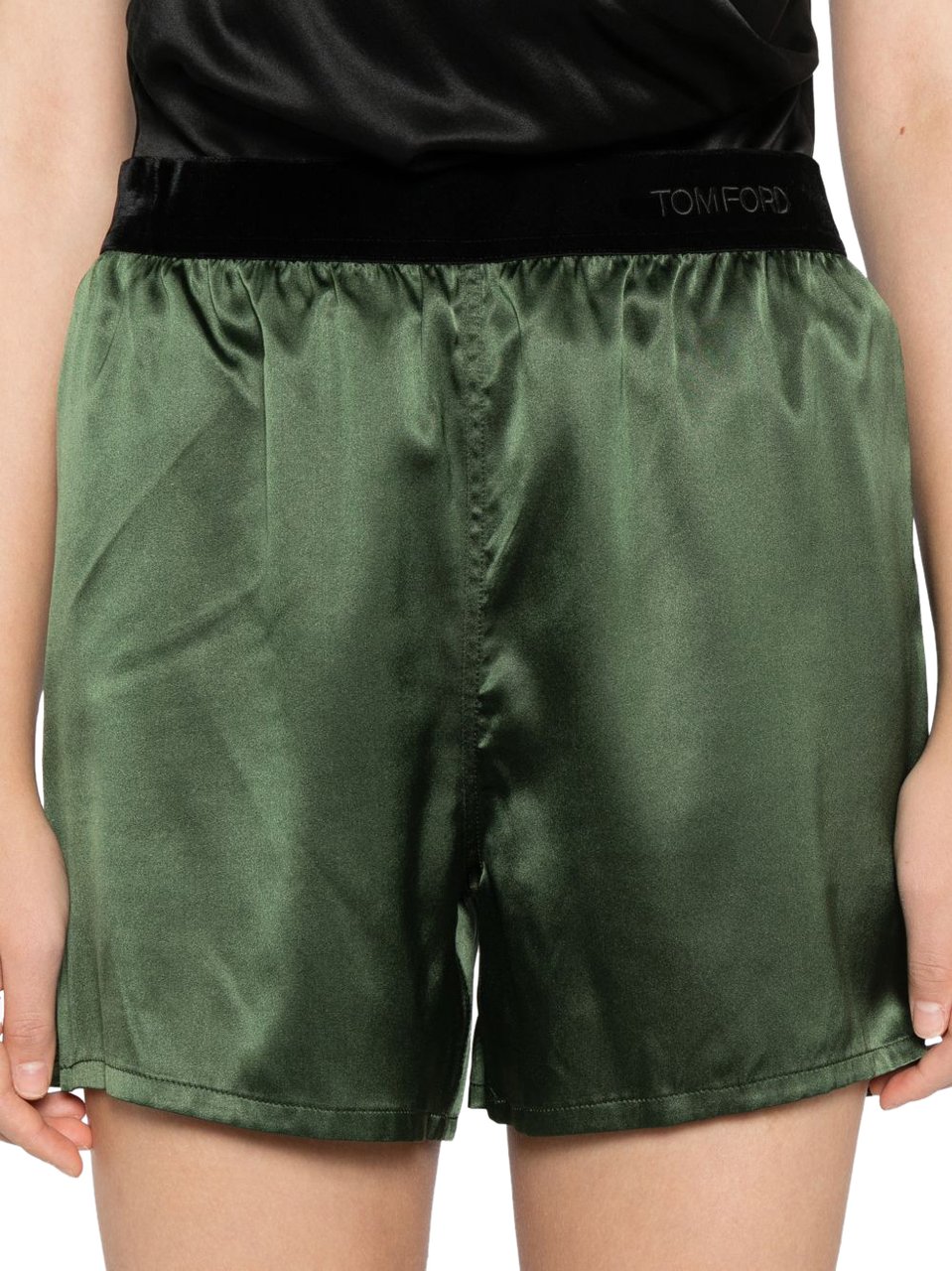 Tom Ford Shorts Green Groen