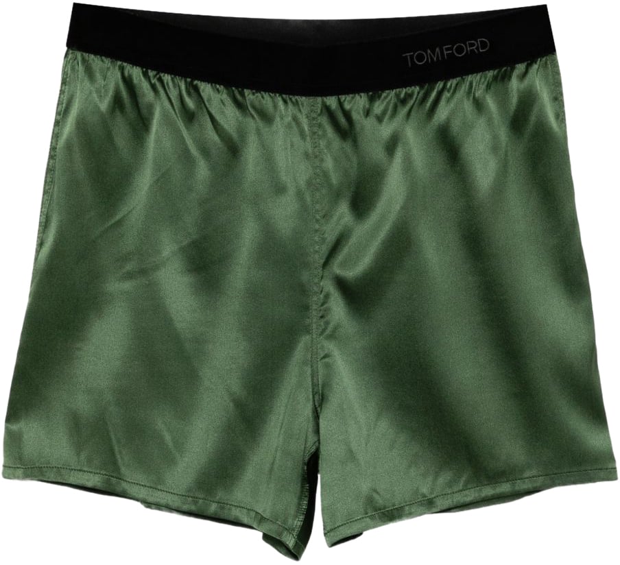 Tom Ford Shorts Green Groen